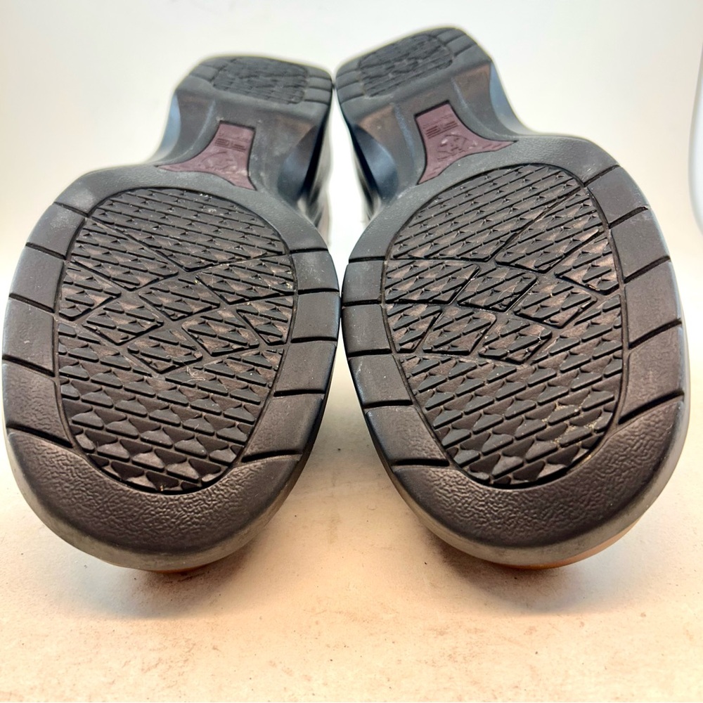 Ariat Brown Leather Mendocino Tassel 93897 Mules Clogs, Size 8.5 EU 39.5 - Picture 10 of 11